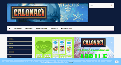 Desktop Screenshot of calonacibevande.com